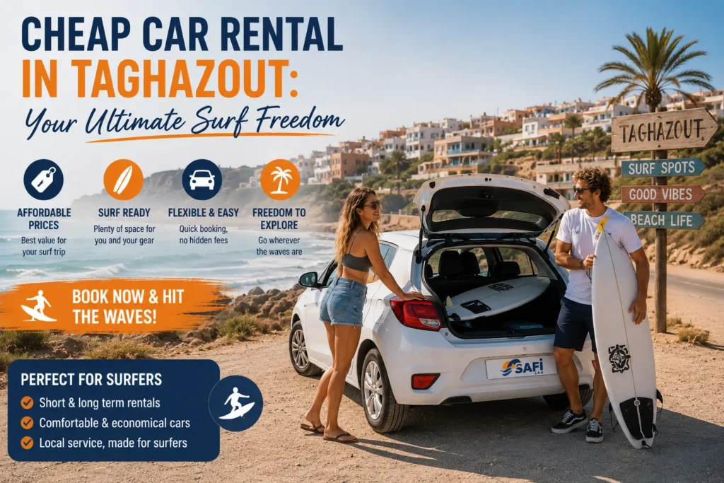 Cheap Car Rental in Taghazout Your Ultimate Surf Freedom