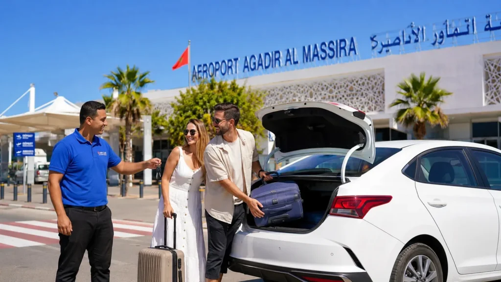 location des voitures encore moins cher à Agadir au maroc