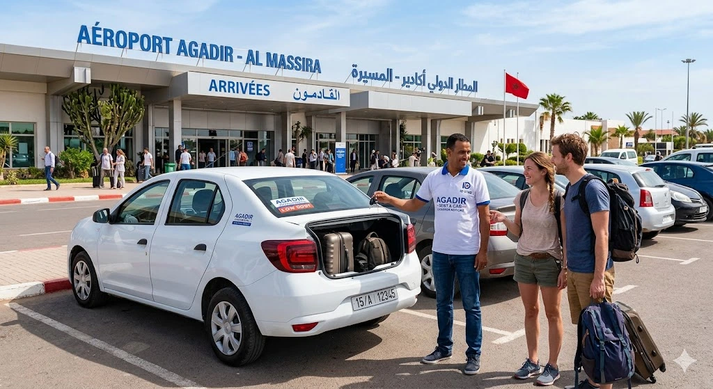 Location de Voiture Pas Cher à l'Aéroport d'Agadir